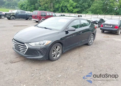 2018 Hyundai Elantra Sel z USA, uszkodzony, nr VIN 5NPD84LFXJH395780